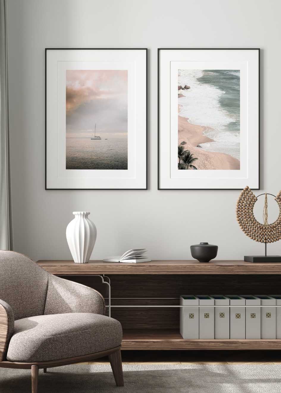 Poster Strand und Meer