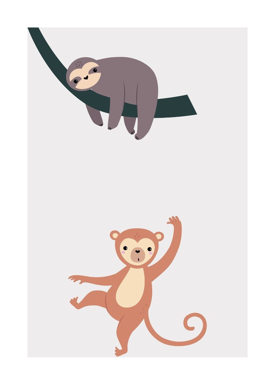 Plakat Małpa