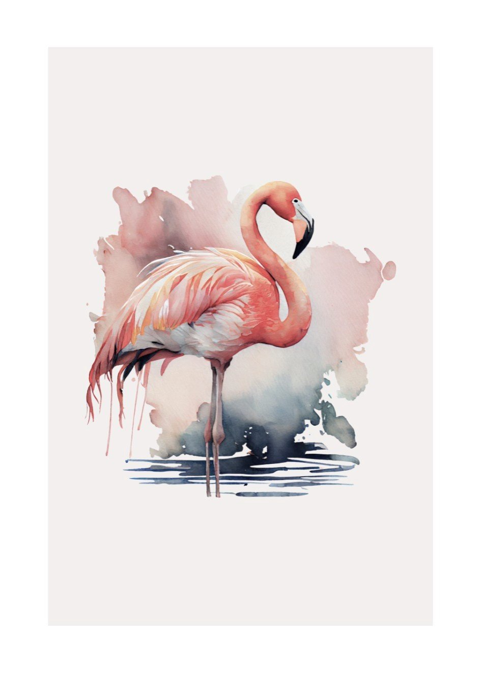 Plakat Flamingo