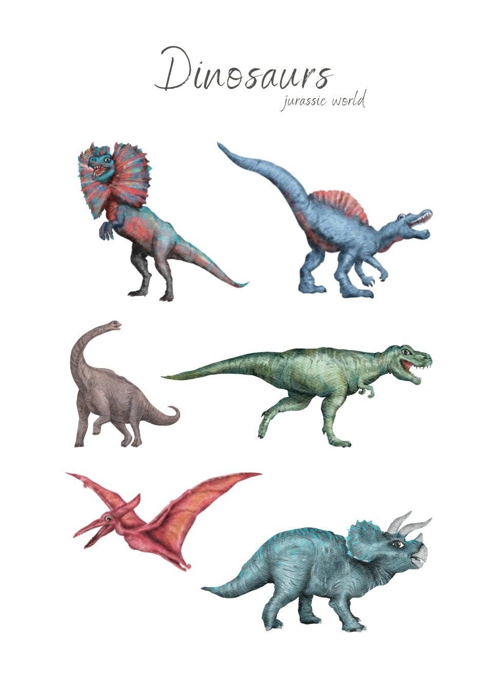 Dinozaury Plakat