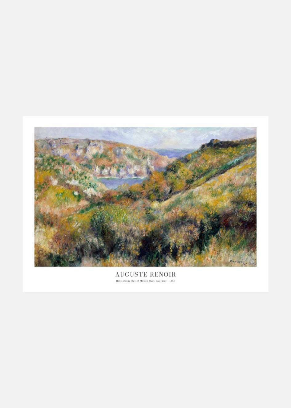 Renoir - Hills around Bay Poster