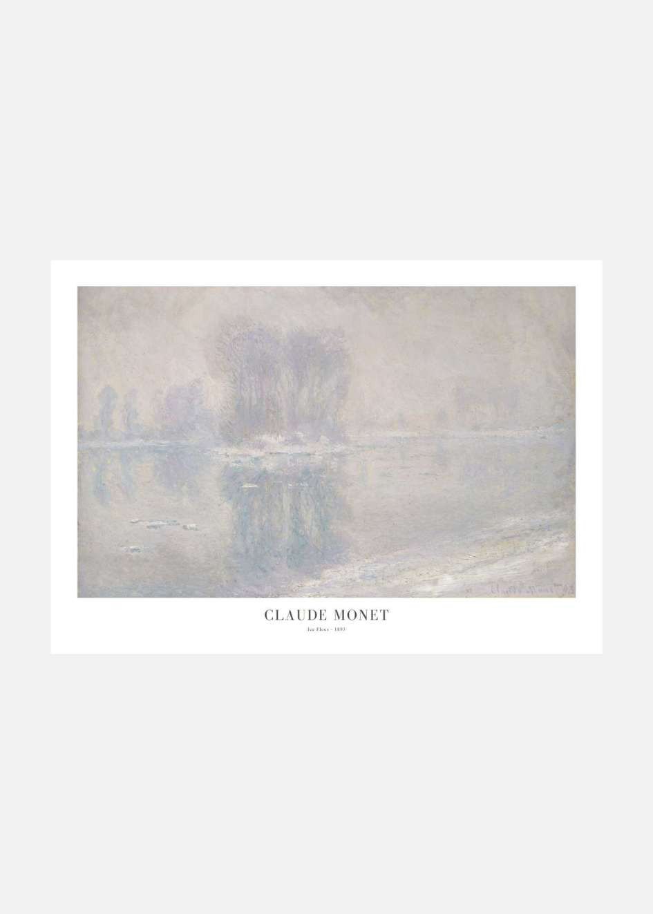 Monet - Ice Floes Poster