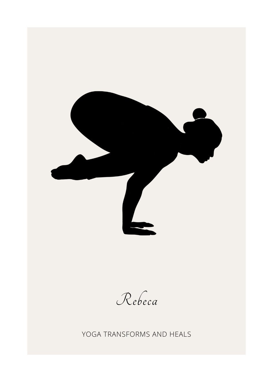 Poster Personalisiert Yoga №2