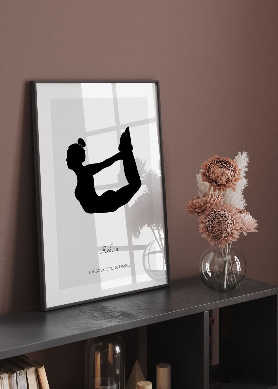 Poster Personalisiert Yoga №3