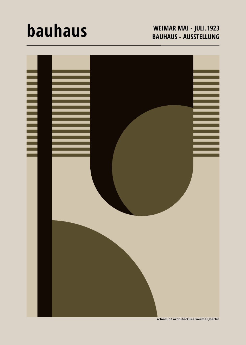 Bauhaus Ausstellung №15 Poster
