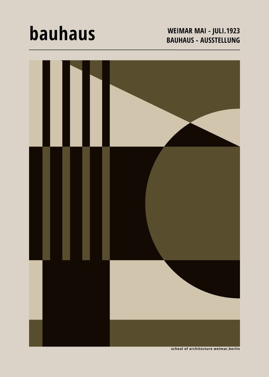 Bauhaus Ausstellung №.9 Poster