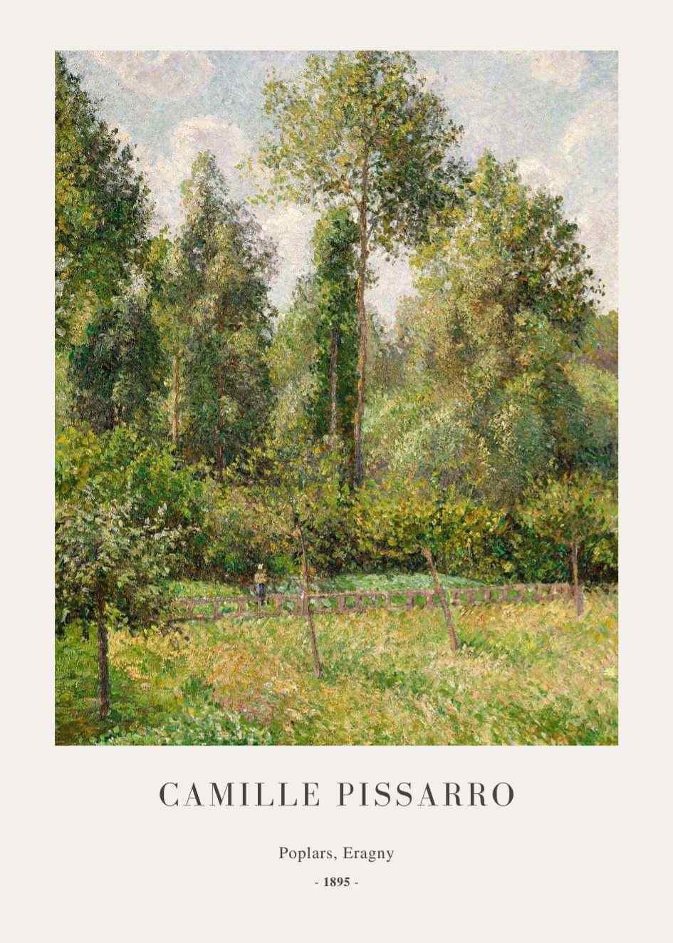 Camille Pissarro - Poplars,...