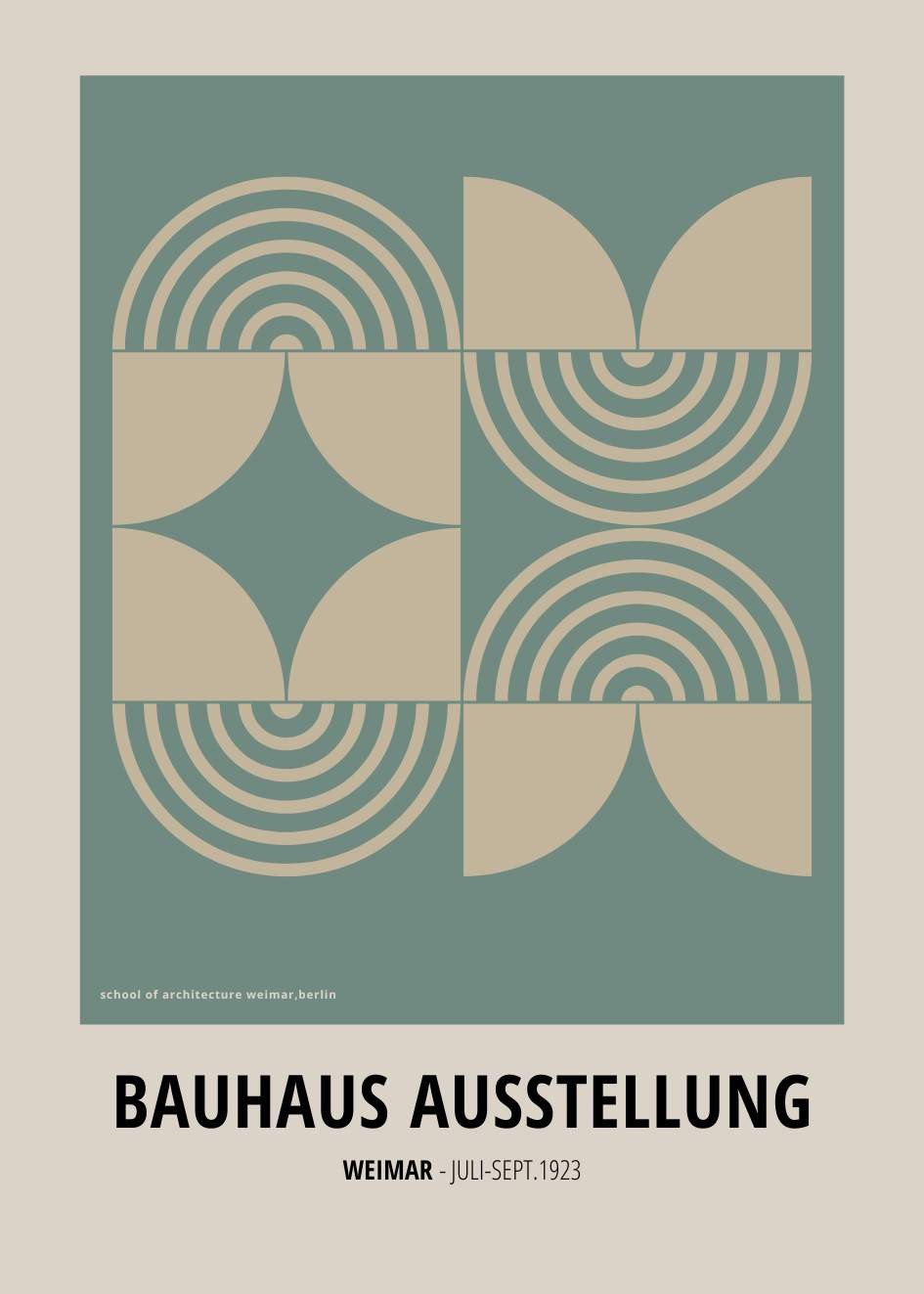 Plakat Bauhaus