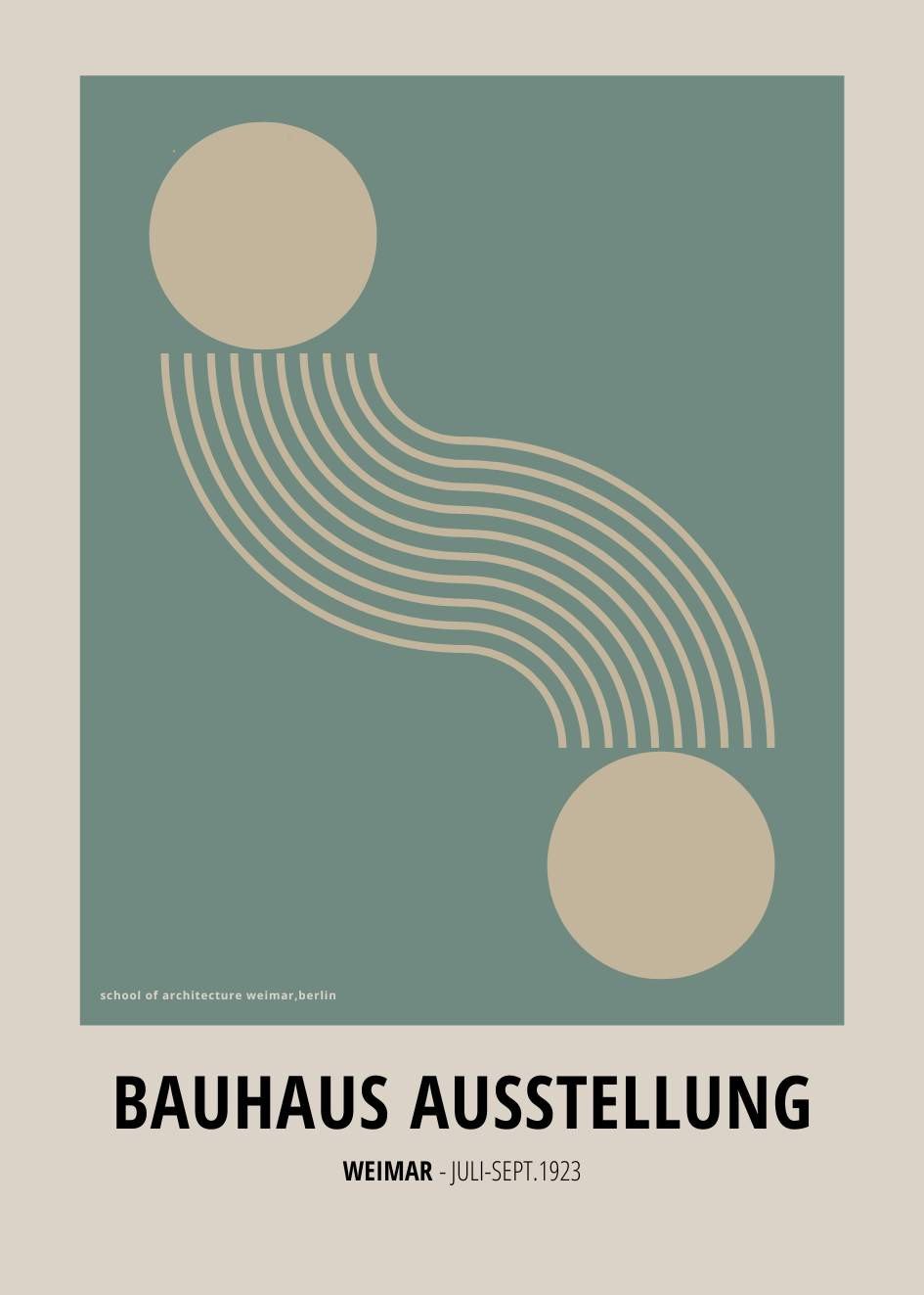 Plakat Bauhaus