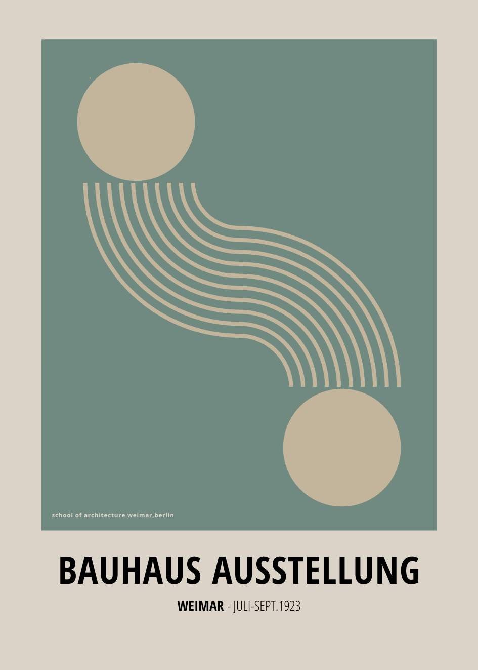 Bauhaus Ausstellung №22 Poster