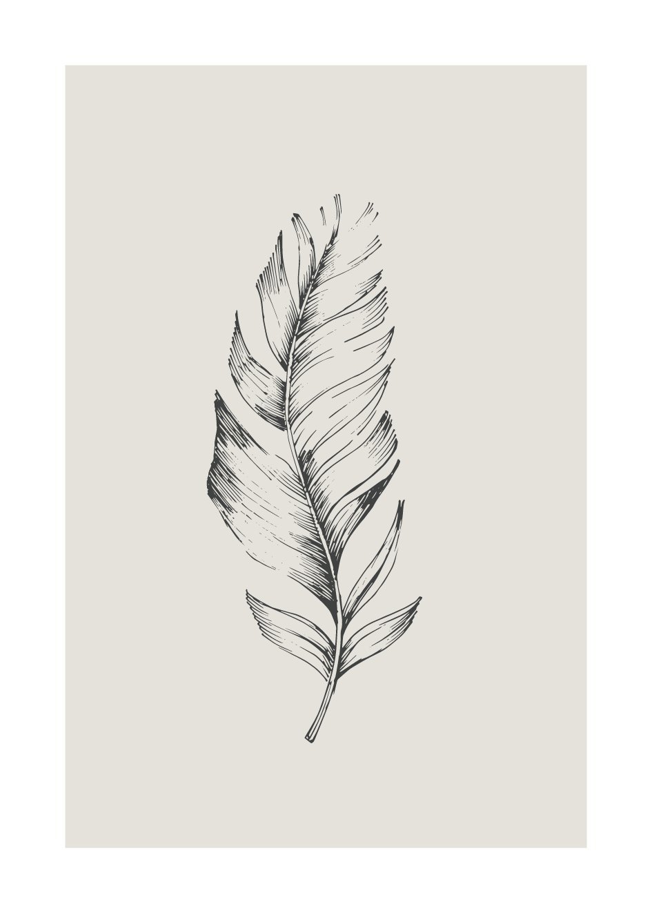 Poster Feather Art №3