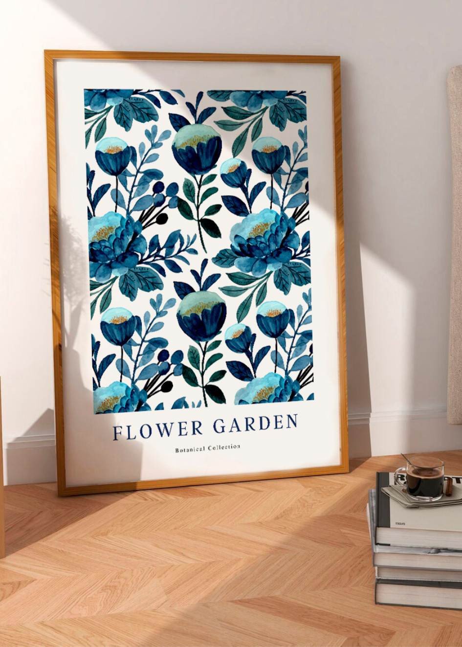 Poster Blue Flowers №2