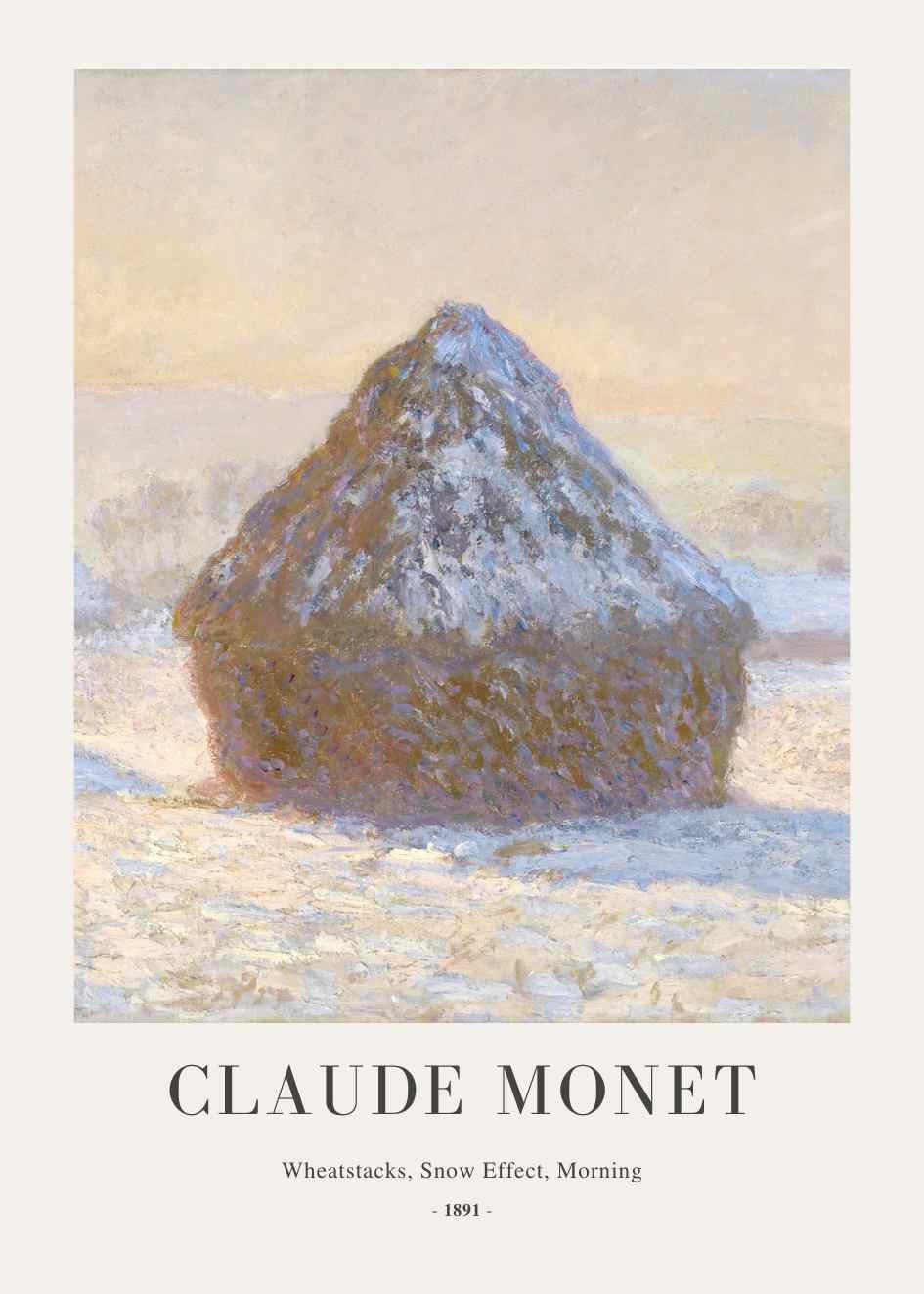 Claude Monet - Morning Poster