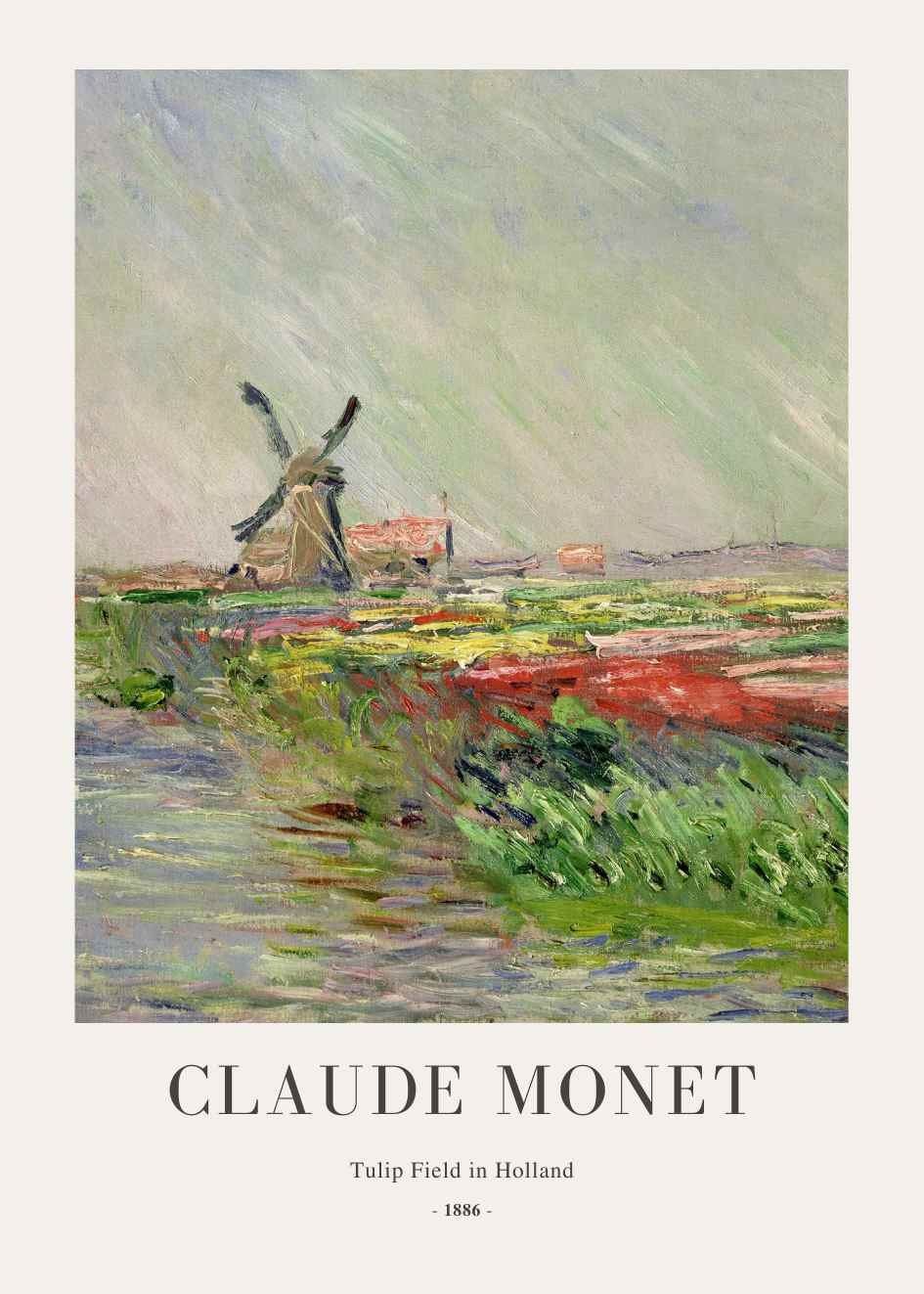 Monet - Tulip Field in...
