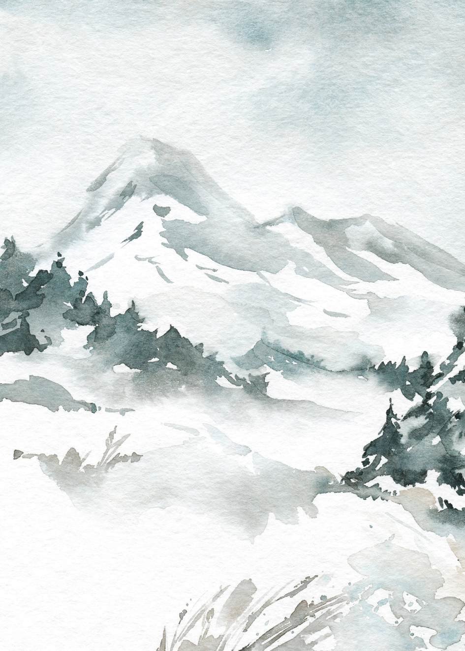 Poster Set  - Winter Landscape