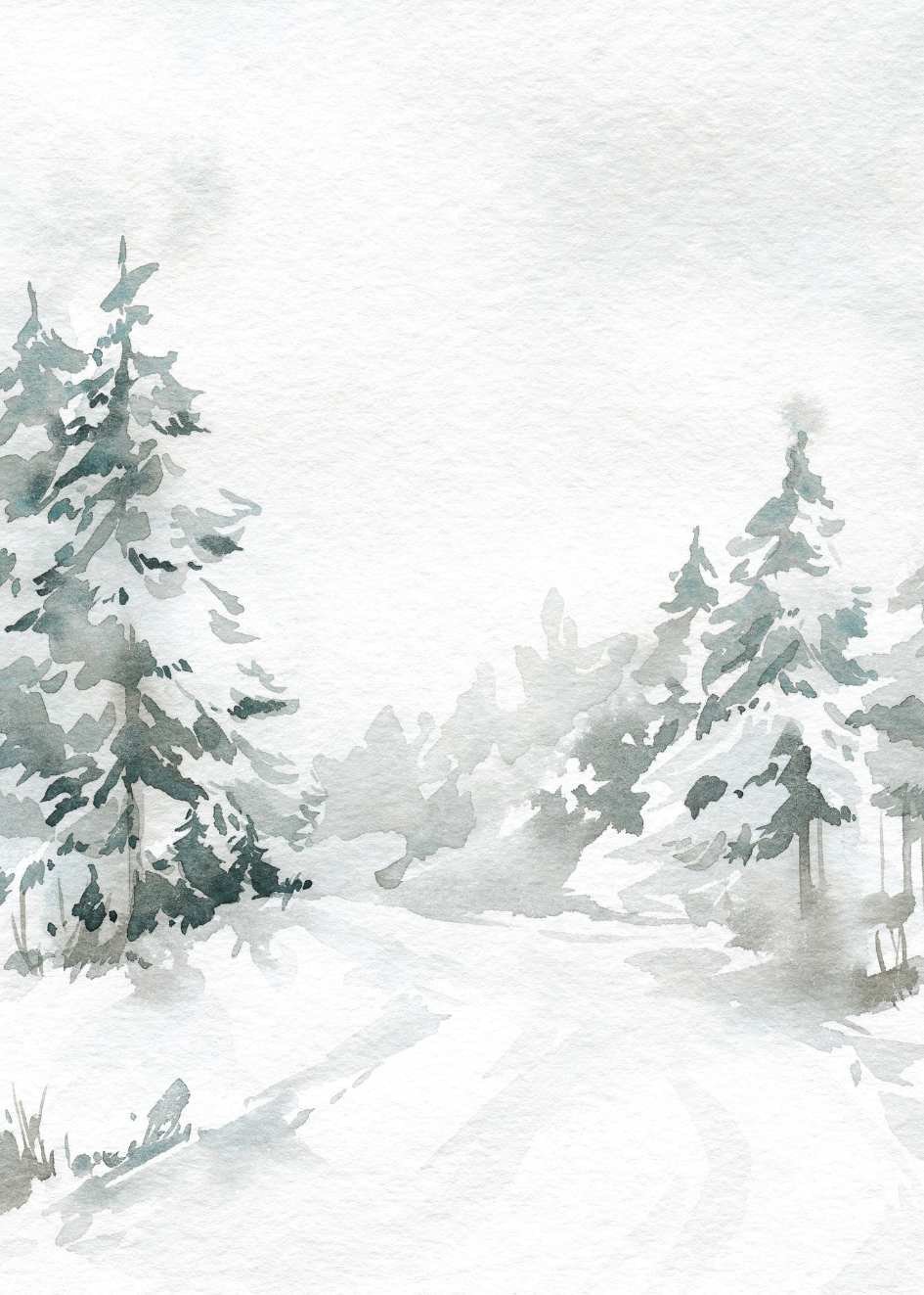 Poster Set - Winter Landscape