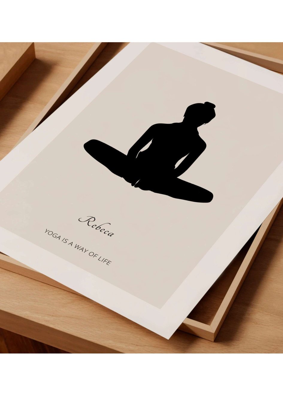 Poster Personalisiert Yoga