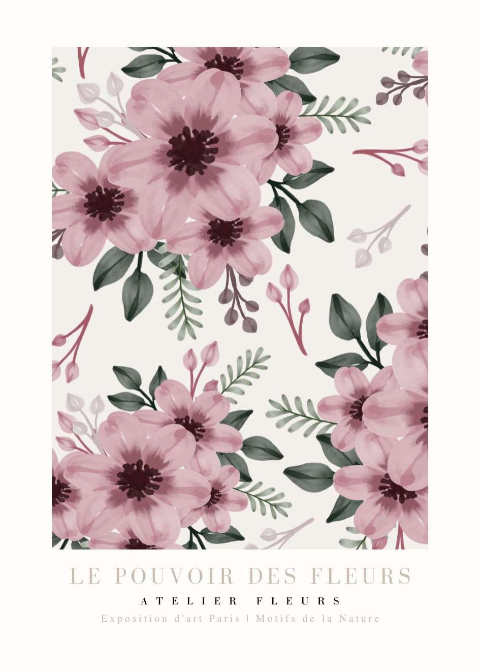 Poster 3 Set - Flower Garden