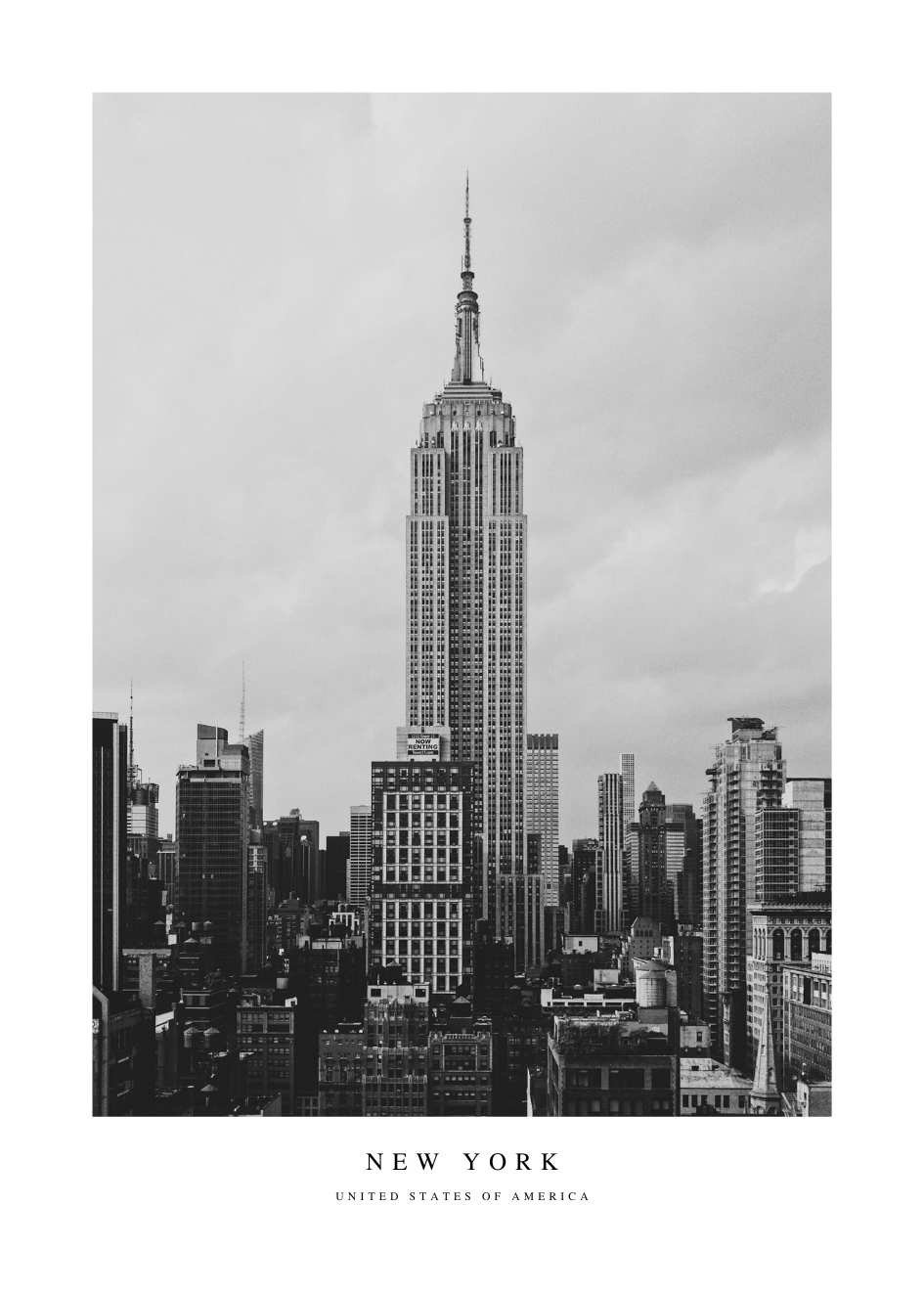 New York Schwarz-Weiß Poster