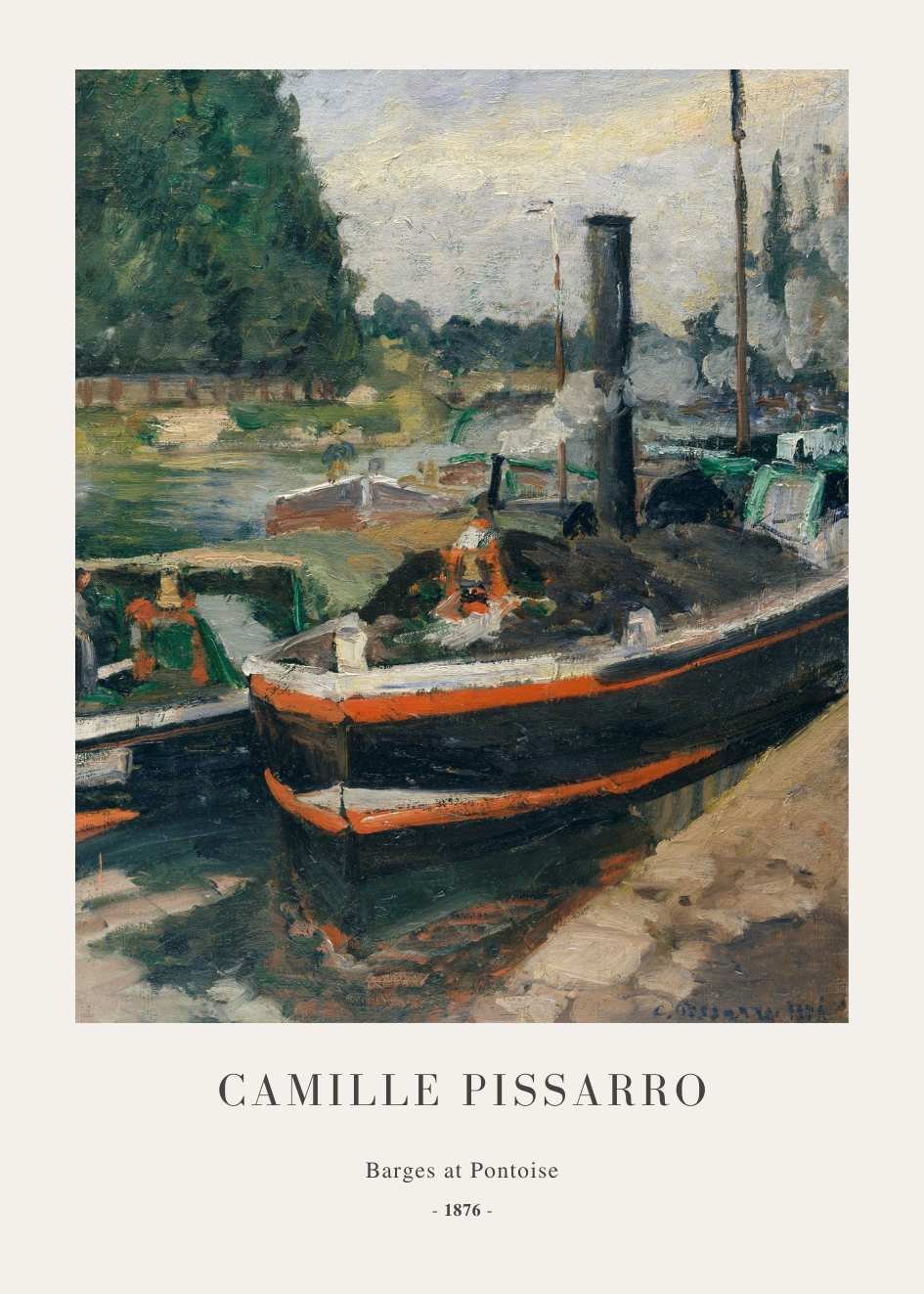 Pissarro - Barges at...