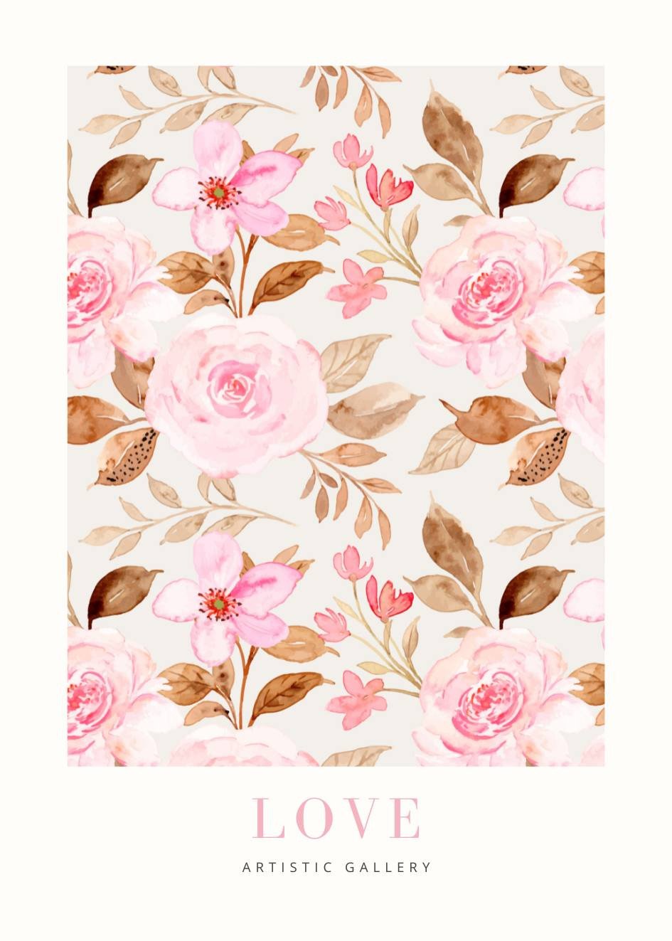 Poster Set of 3 - Flowers...