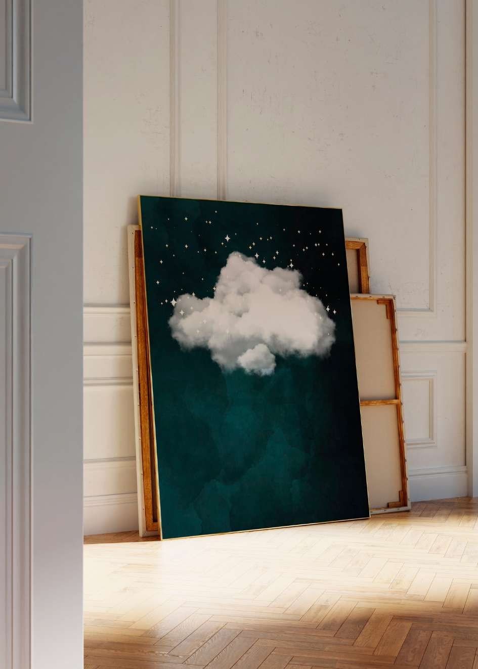 Poster Cloud with Stars №2