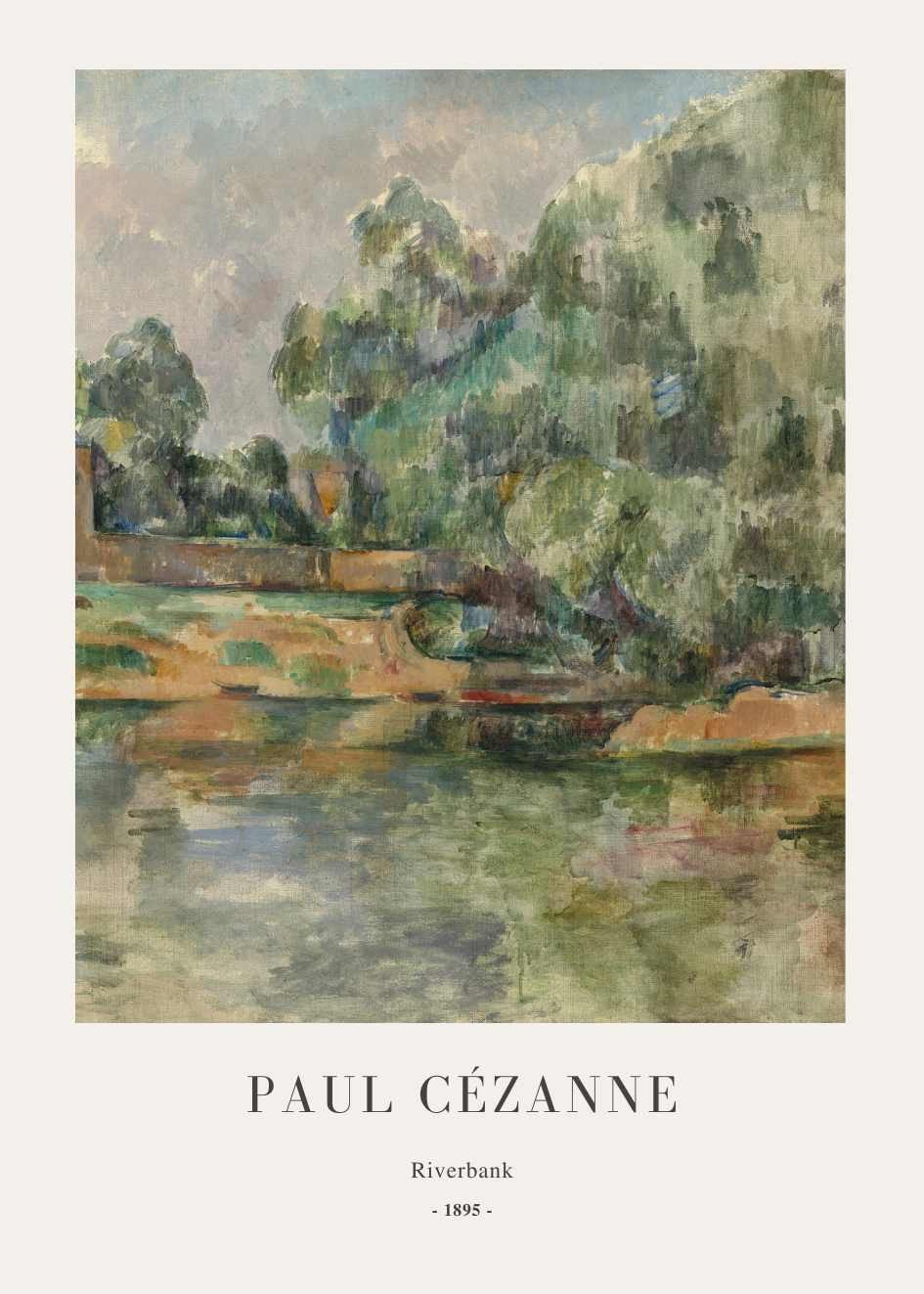 Paul Cezanne - Riverbank...