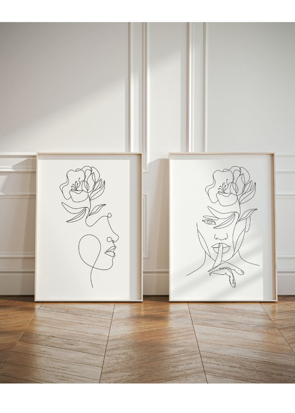 Poster Set of 2 - Line Art...