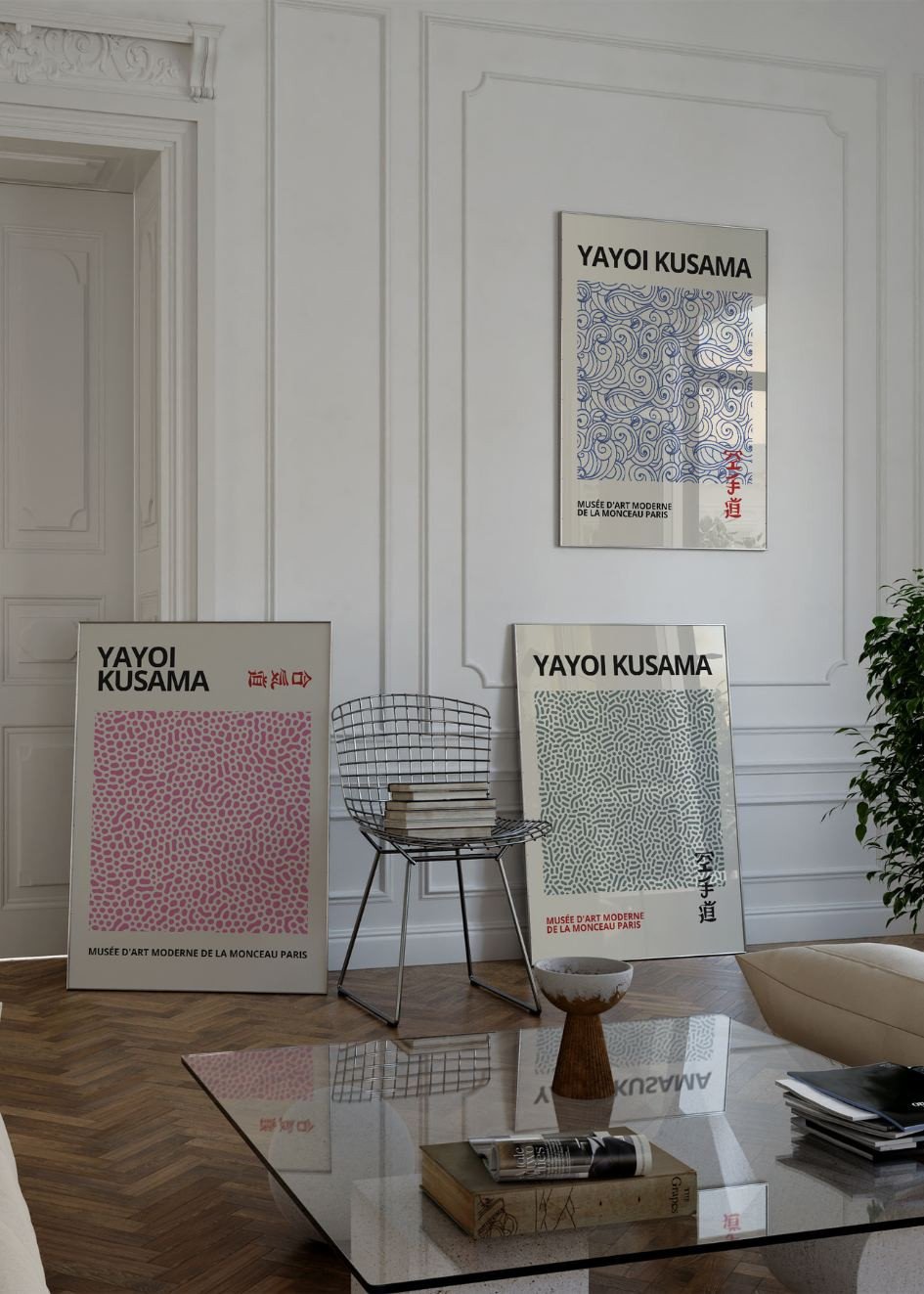 Poster Set of 3 - Yayoi Kusama