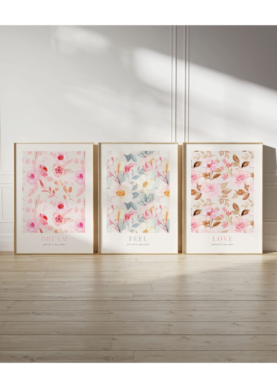Poster Set of 3 - Flowers...