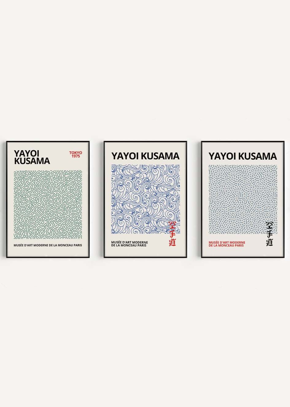 Poster 3 Set - Yayoi Kusama №2