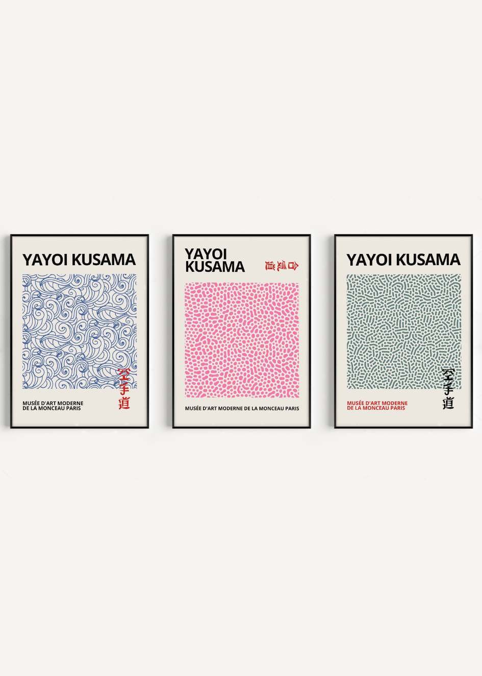 Poster Set of 3 - Yayoi Kusama