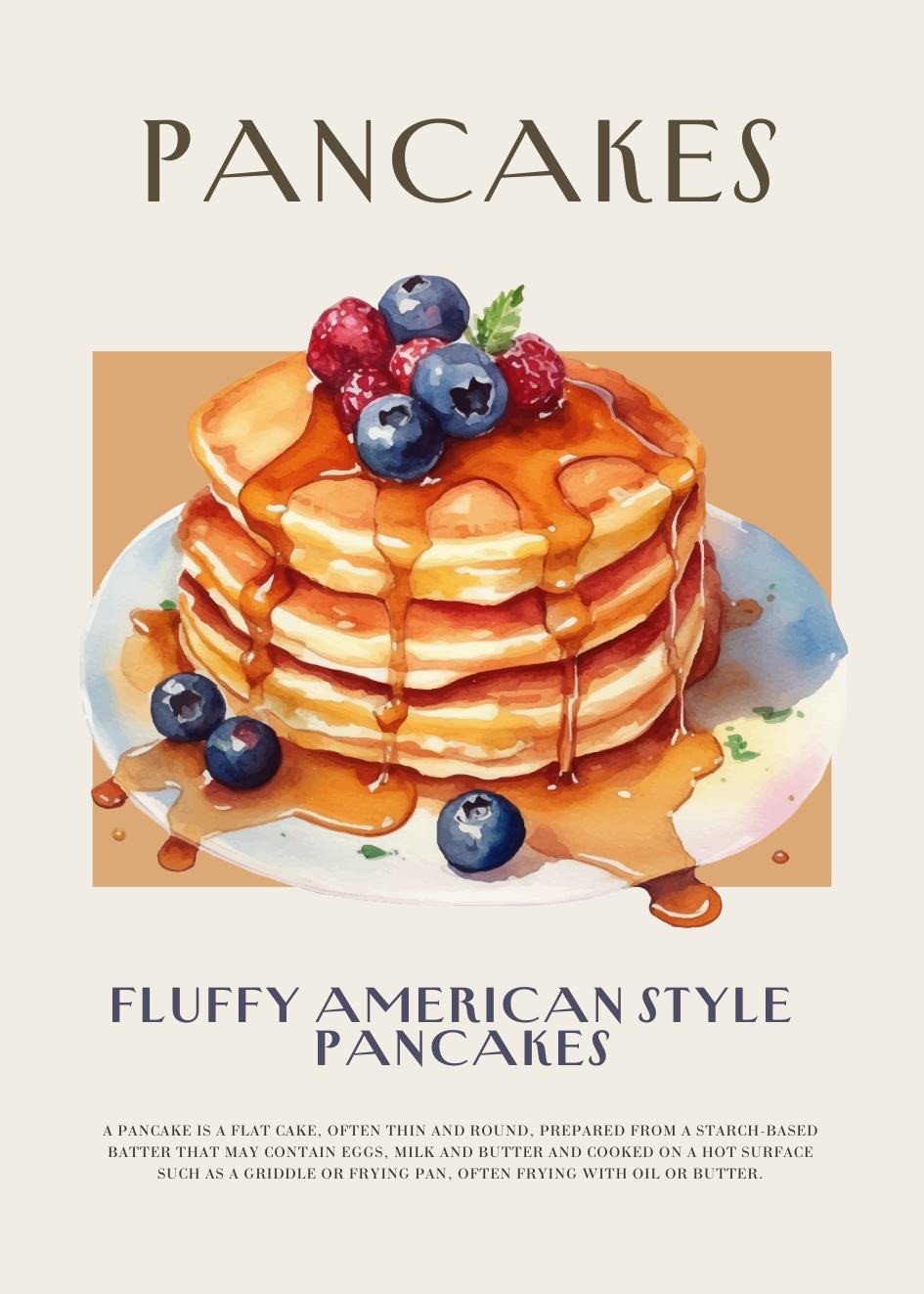 Pancakes Poster