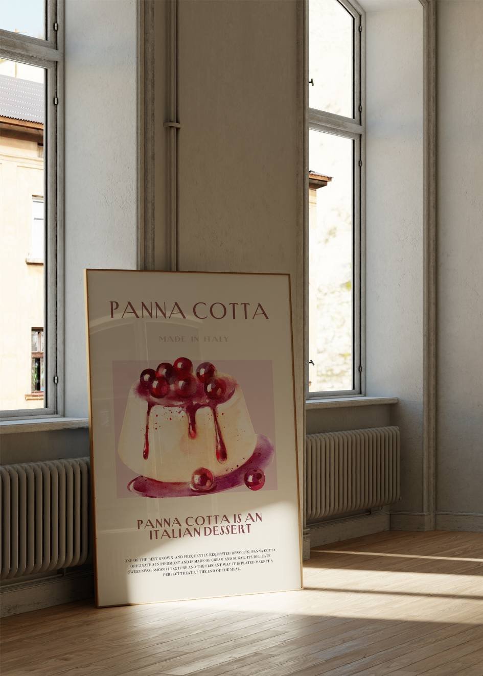 Plakat Panna Cotta