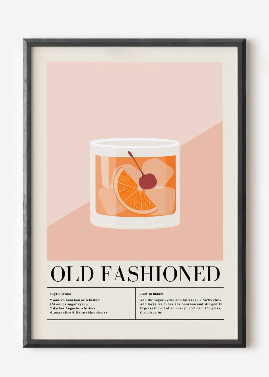 Old Fashioned Poster