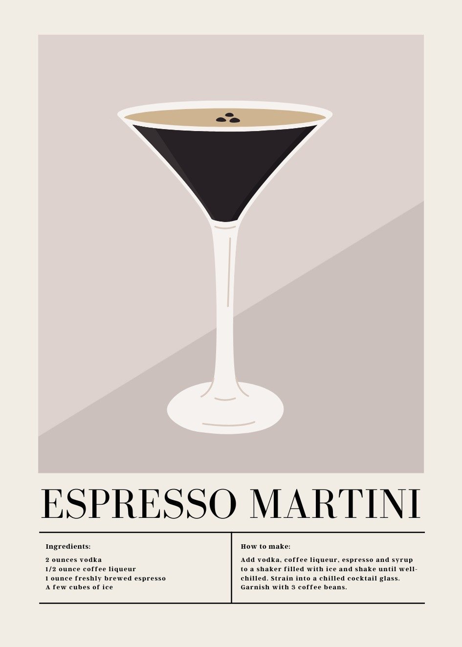 Espresso Martini Poster