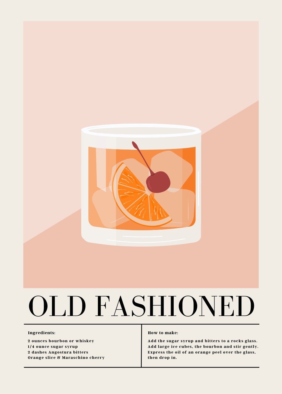 Old Fashioned Poster