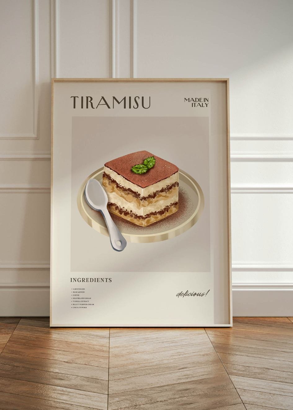 Poster Tiramisu №1
