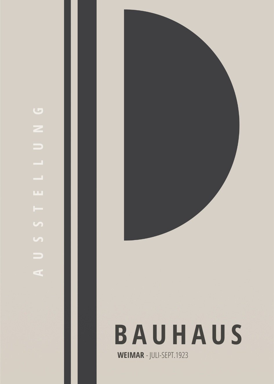 Plakat Bauhaus Ausstellung №46