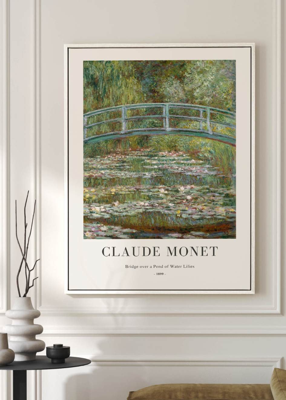 Claude Monet - Bridge Poster