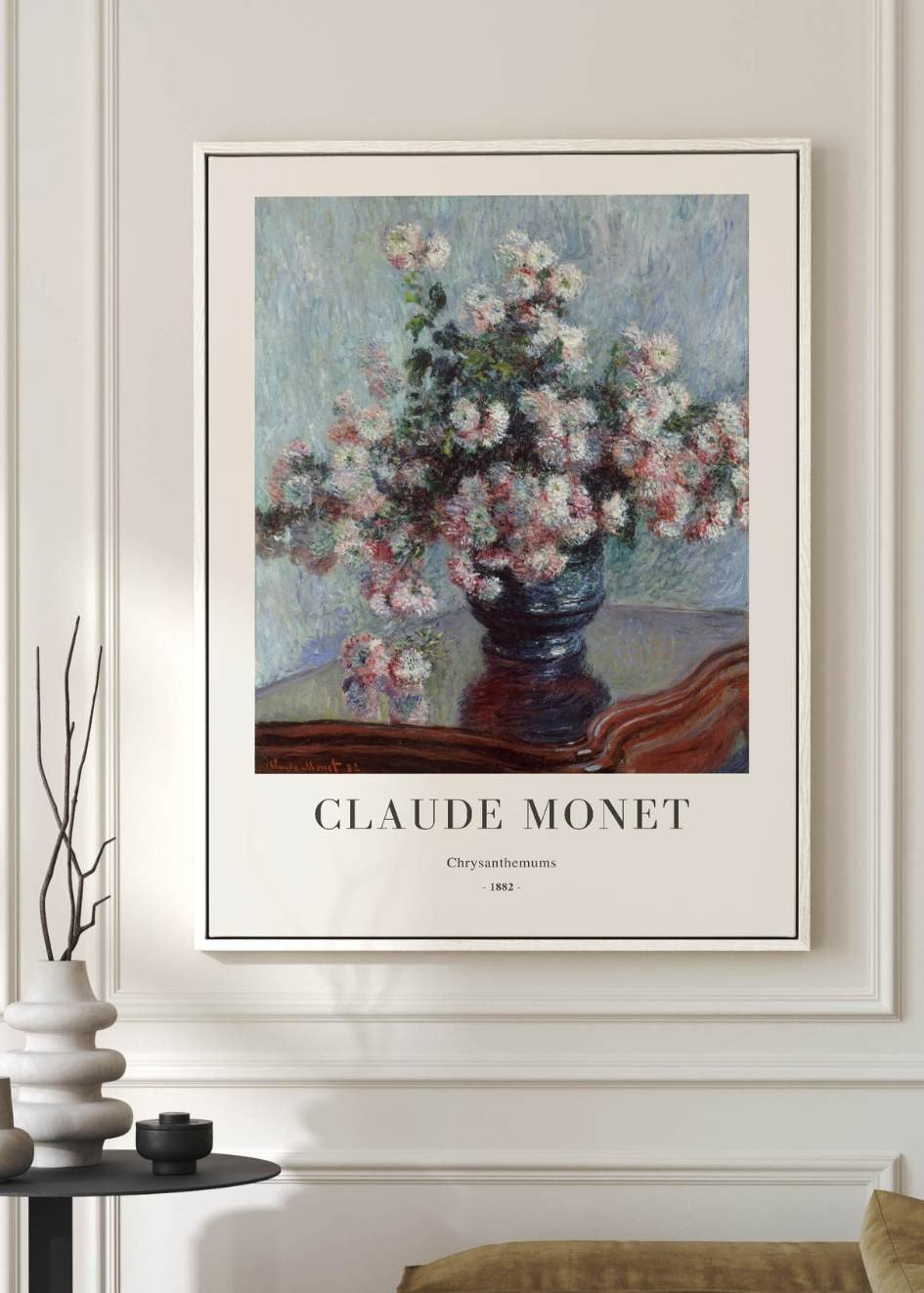 Monet - Chrysanthemums Poster