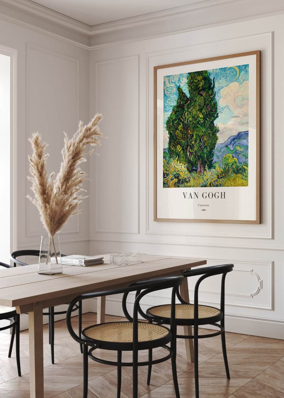 Van Gogh -  Cypresses Poster