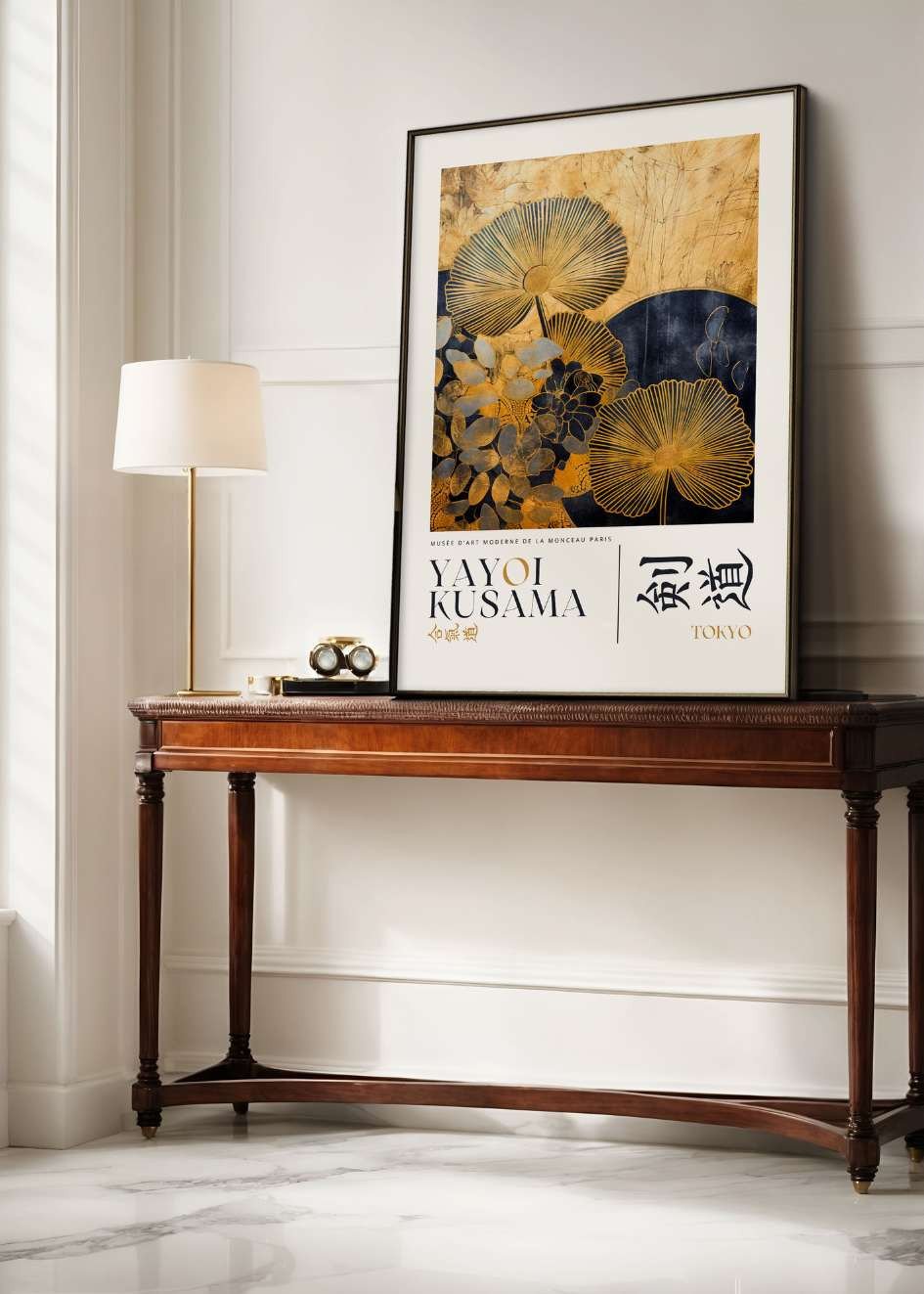 Yayoi Kusama №19 Gold Poster