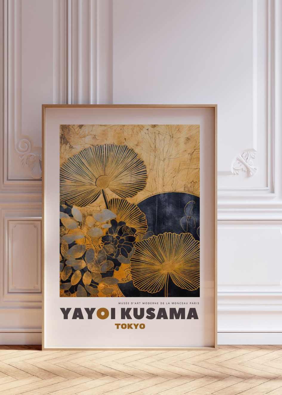 Yayoi Kusama №37 Gold Poster