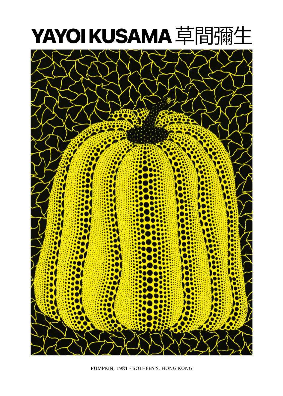 Yayoi Kusama Pumpkin 1981...