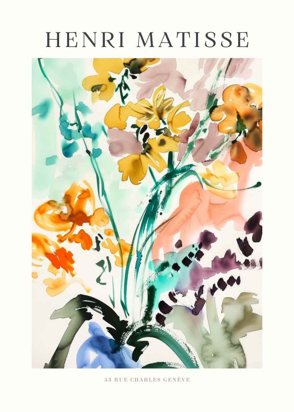 Plakat Matisse Watercolour №4