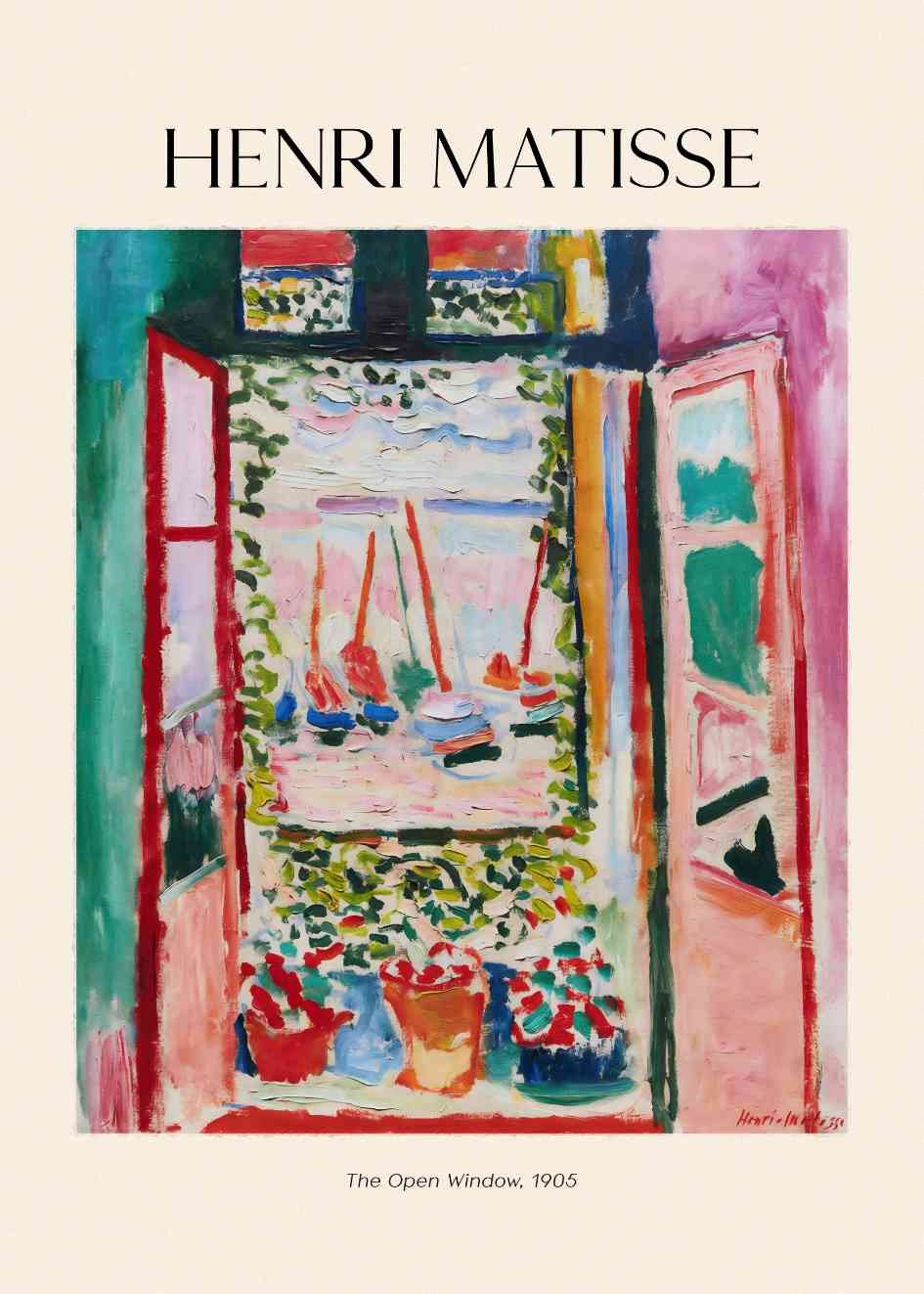 Matisse Open Window Print