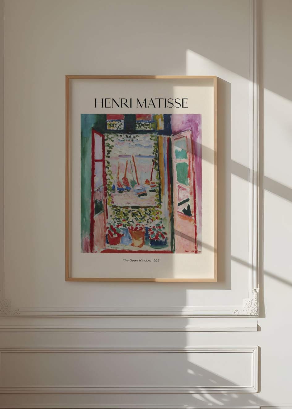Matisse Open Window Print
