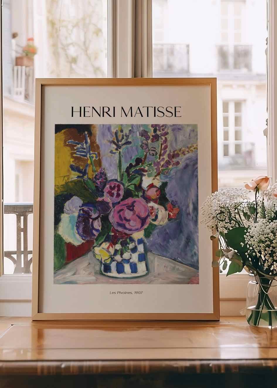 Poster Matisse Les Pivoines