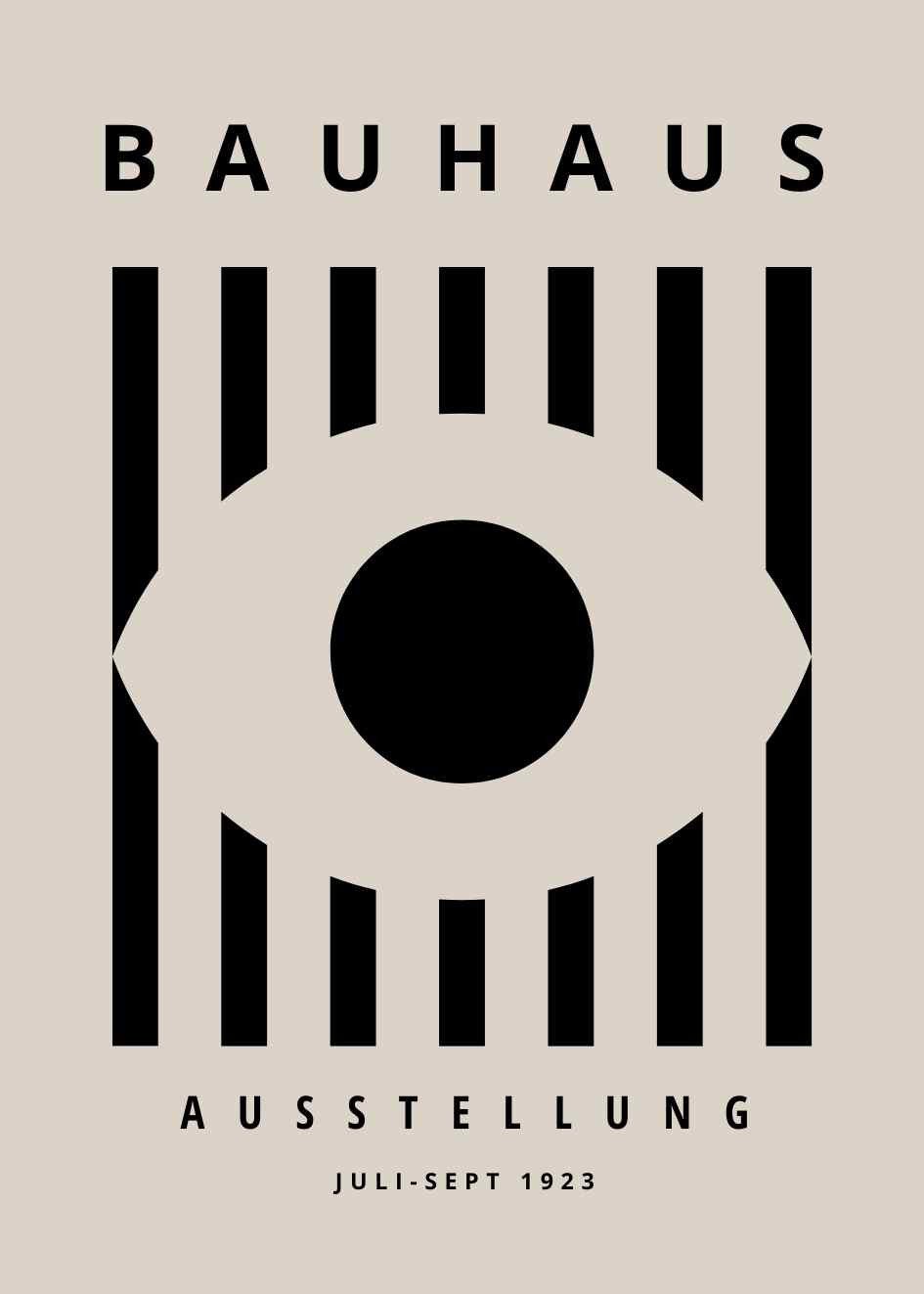 Plakat Bauhaus №.83